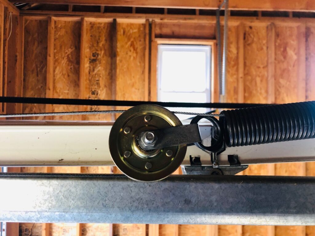 Routine Maintenance garage door roller
