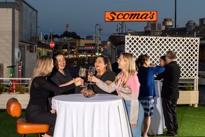 Guests at Scoma's on the Bayside Patio