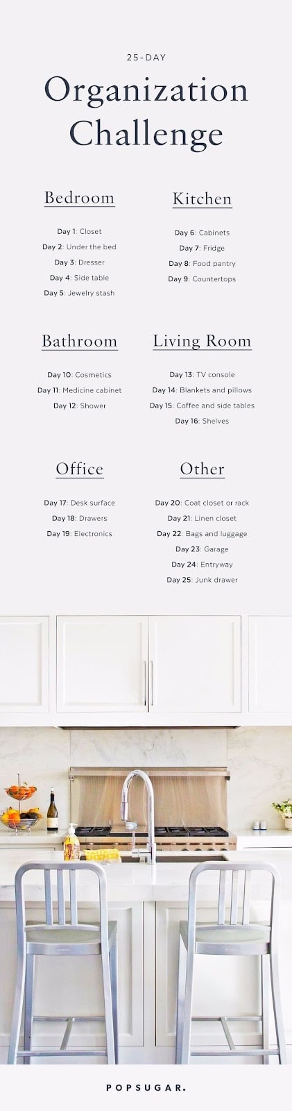 25-Day Home Organization Challenge 25-Day Home Organization Challenge
