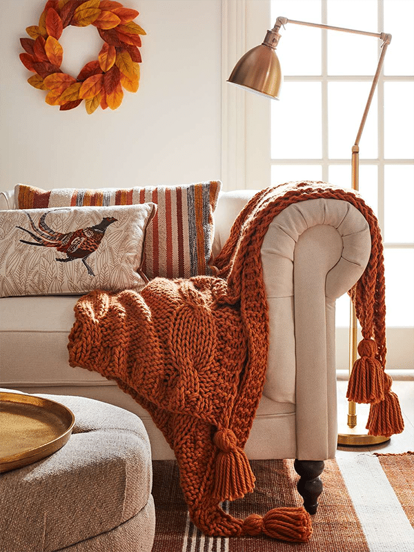 chunky fall linens by hadleycourt.com