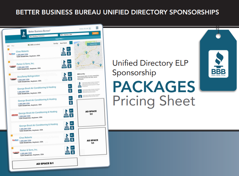 408-775-7497 2 BBB Unified Directory ELP Sponsorship