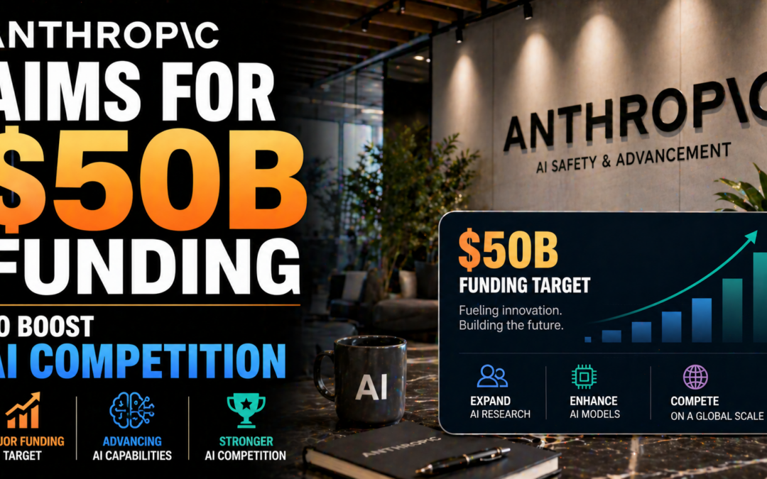 Anthropic aims for $50B funding to boost AI competition