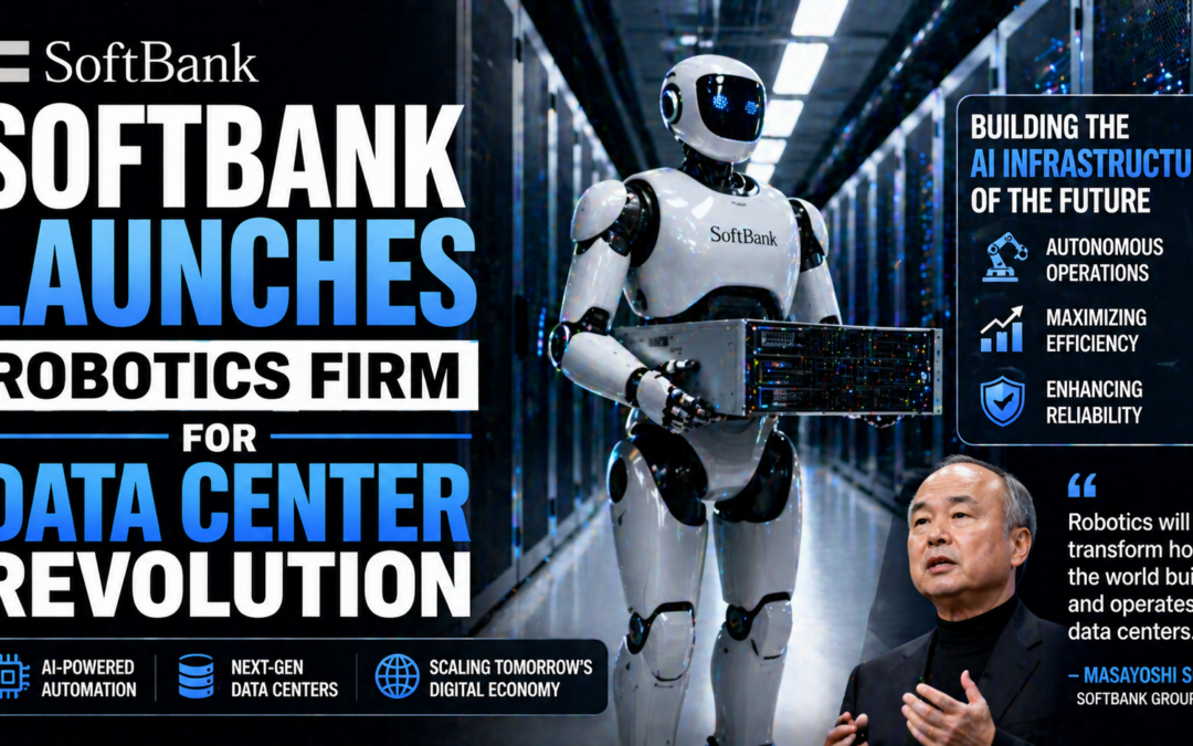 SoftBank Launches Robotics Firm for Data Center Revolution