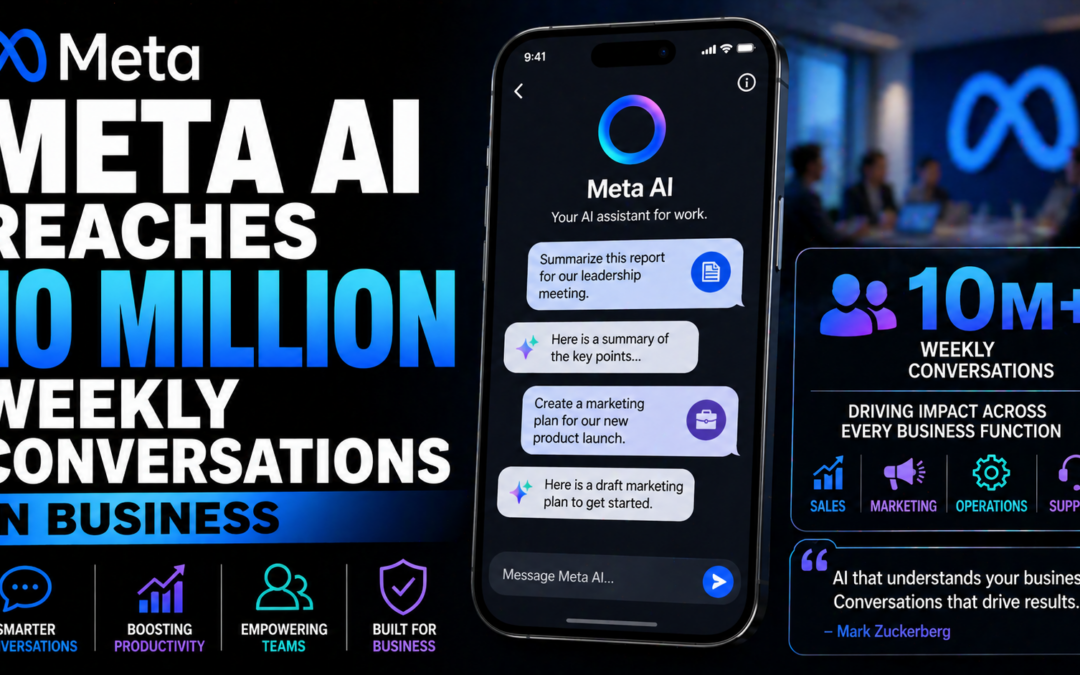Meta AI Reaches 10 Million Weekly Conversations in Business