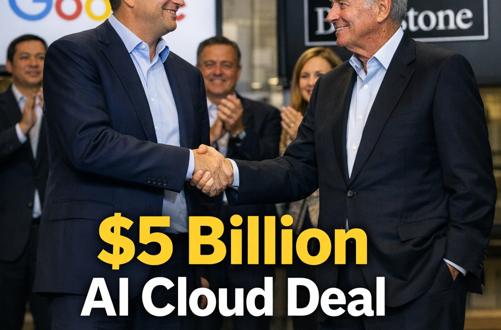 Google Blackstone seal $5 billion AI cloud partnership