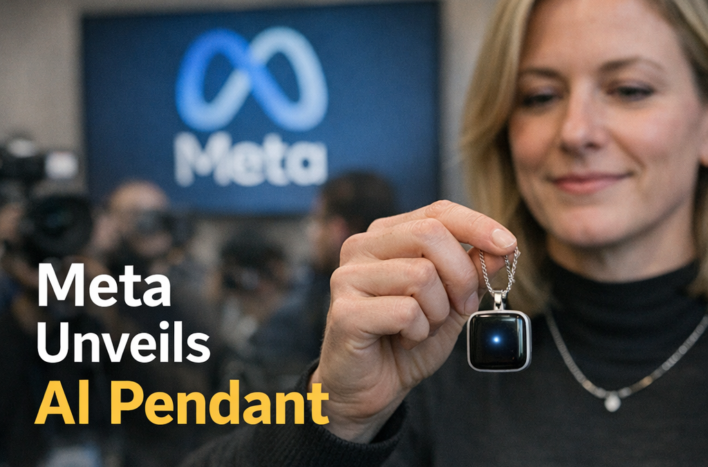 Meta Launches AI Pendant to Compete in Wearable Tech Market