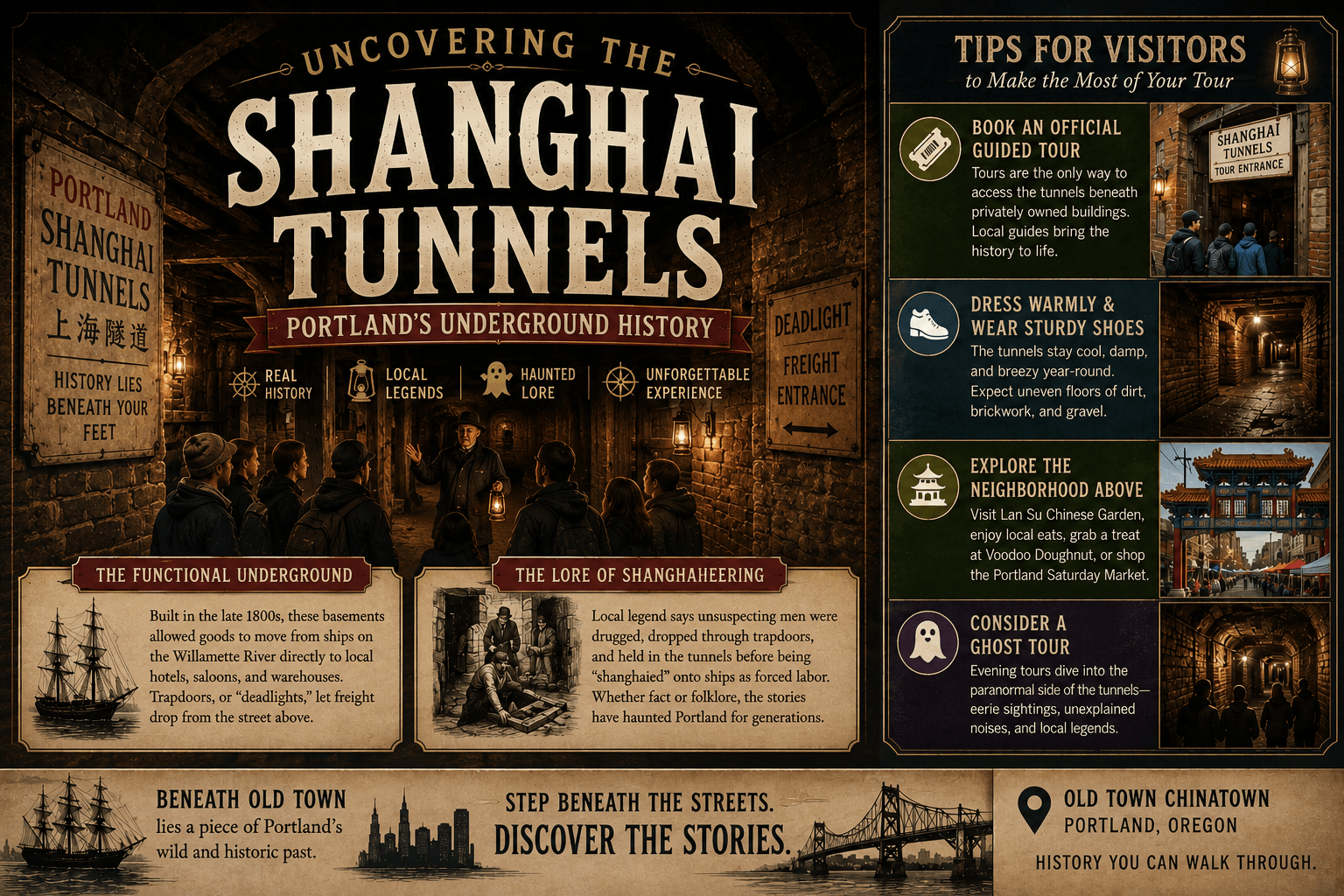 SPECTACLE - Modern Vision Care + Optical Uncovering the Shanghai Tunnels: Portland’s Underground History