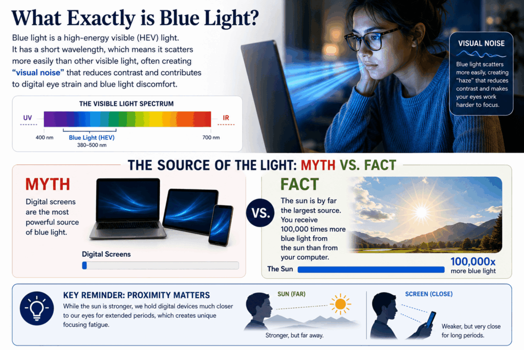 Blue Light Exposure: Myths vs. Science 2 Blue Light Exposure: Myths vs. Science