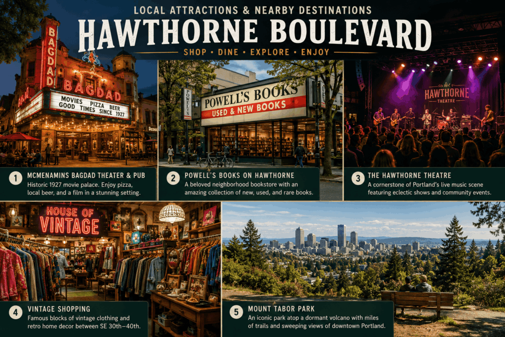 Exploring Hawthorne Boulevard: The Eclectic Heart of Southeast Portland 1 Exploring Hawthorne Boulevard: The Eclectic Heart of Southeast Portland