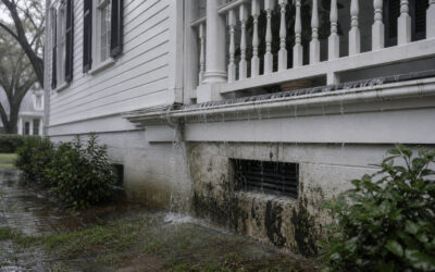 Blog 3 How Overflowing Gutters Cause Crawlspace Moisture and Mold in Charleston Homes