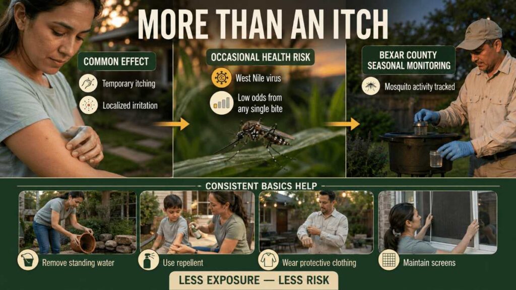Why San Antonio Has Such a Bad Mosquito Season (and How to Fight Back) 2 Are Mosquitoes Just an Itchy Nuisance, or Is There a Real Health Risk