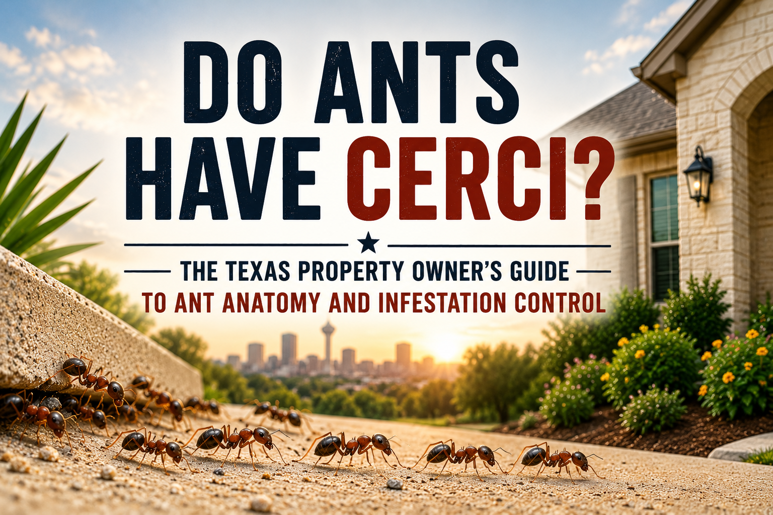Do Ants Have Cerci? The Texas Property Owner’s Guide to Ant Anatomy and Infestation Control Do Ants Have Cerci? The Texas Property Owner’s Guide to Ant Anatomy and Infestation Control