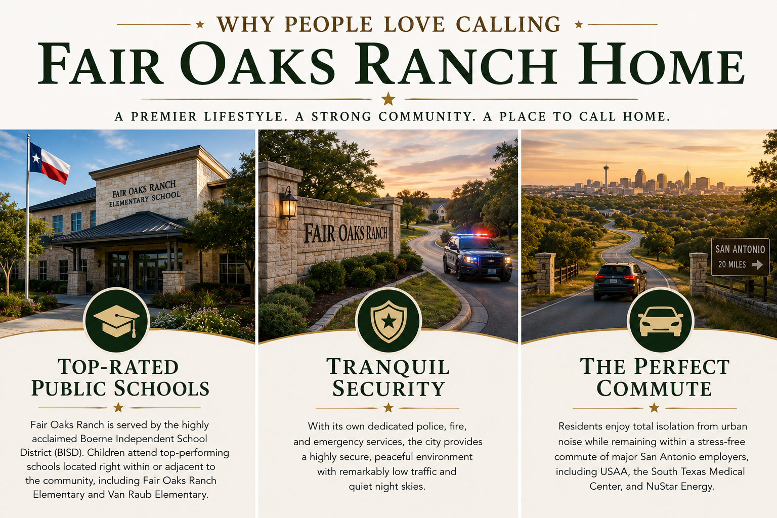 Fair Oaks Ranch: The Prestigious Country Club Oasis of the Hill Country Foothills 2 Fair Oaks Ranch: The Prestigious Country Club Oasis of the Hill Country Foothills
