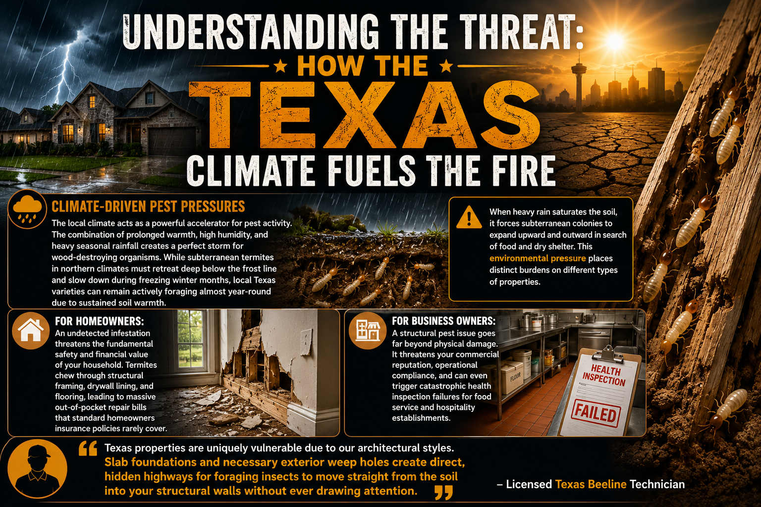 The Silent Threat: Navigating the Reality of Texas Termite Pressures 1 The Silent Threat: Navigating the Reality of Texas Termite Pressures