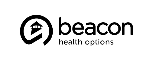 beacon health options logo on a green background representing mental health services in New Jersey