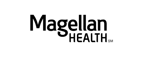 a green background featuring the words Magelan and Health, representing a Mental Health Center Near New Jersey