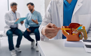 Inicio 9 hombre en consulta médica