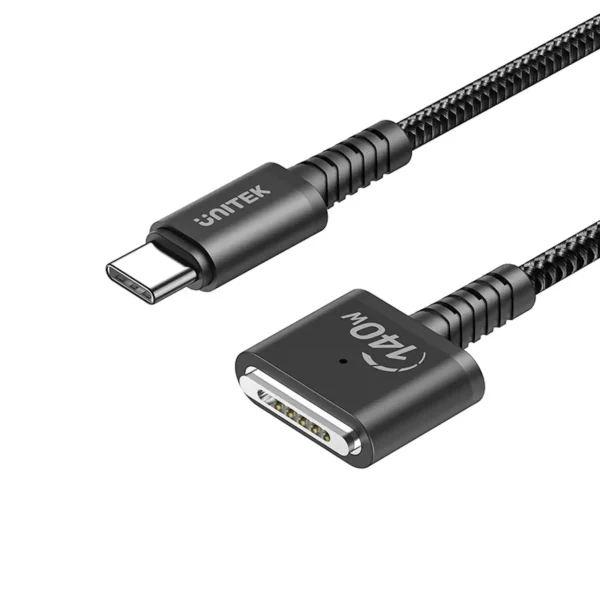 UNITEK C14121BK 2M USB C to Magnetic 3 Charging Cable 2 Meter 140W