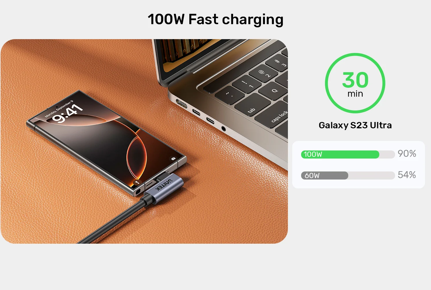 UNITEK C14147ABK01 1M USB C to USB C 100W Fast Charging Cable 1 Meter 002 UNITEK C14147ABK01 1M USB C to USB C 100W Fast Charging Cable 1 Meter 002