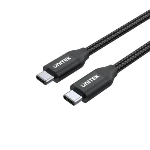 UNITEK USB C 100W PD Fast Charging Braided Cable 2 Meter with Data