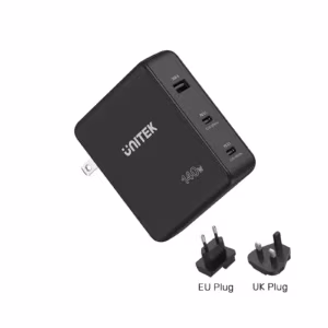 UNITEK P1115A 140W PD3.1 GaN Wall Charger 3 Port Fast Charger