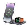 UNITEK P1300AGY01 Qi2 Foldable 3 in 1 Charging Station 15W MagSafe Wireless Charger