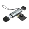 UNITEK R1010A 2 in 1 USB C USB A Card Reader