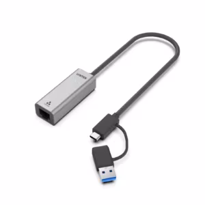 UNITEK U1313C Hybrid USB C USB A to 2.5G Gigabit Ethernet Adapter
