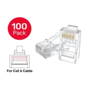 UNITEK Y OT19TP CAT6 RJ45 Connectors 100 Piece Box