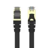 UNITEK C1897BK 1M Cat 7 SSTP RJ45 Flat Ethernet Cable 1 Meter