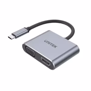 UNITEK D1049A uHUB Q4 Lite 4 in 1 USB C Hub with MST Dual Display