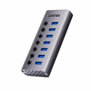 UNITEK H1314A01 EU 7 in 1 USB Hub with Individual Port Switches