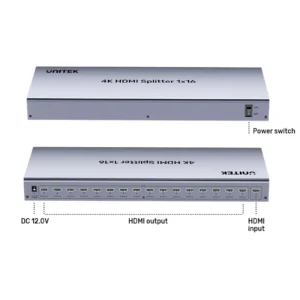 UNITEK V1137AGY01 EU HDMI Splitter 1 in 16 Out 4K@30Hz