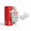 UNITEK OT1091ATP01 RJ45 Cat.6 Pass Through Connector 100 Pieces.webp