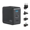 UNITEK P1242ABK01 Travel Tri Pro 65W 3 in 1 GaN Charger Hub.webp