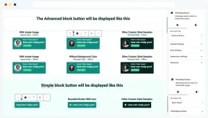 WhatsApp Chat Button Block for WordPress
