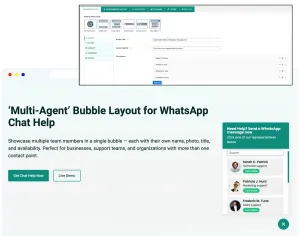 WhatsApp Multi Agent Chat for WordPress
