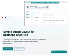 WhatsApp Simple Chat Button for WordPress
