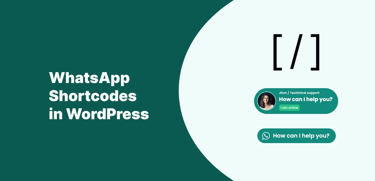 WhatsApp shortcode WordPress