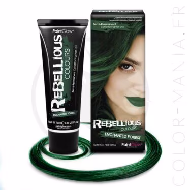 Coloration Cheveux Vert Enchanted Forest - Rebellious | Color-Mania