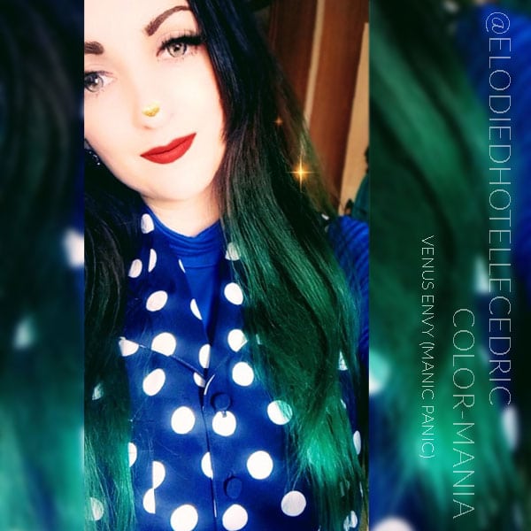 Merci @elodiedhotellecedric :) Coloration Cheveux Vert Venus Envy - Manic Panic | Color-Mania