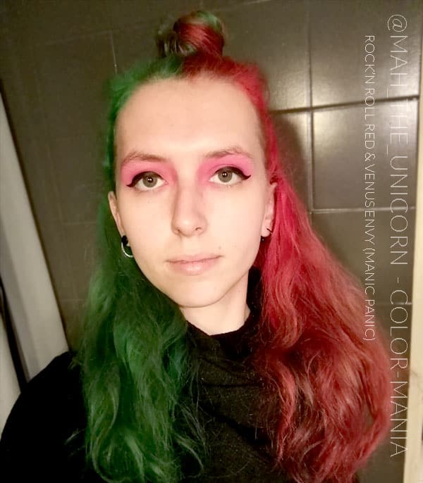 Merci @mah_the_unicorn :) Coloration Cheveux Vert Venus Envy - Manic Panic | Color-Mania