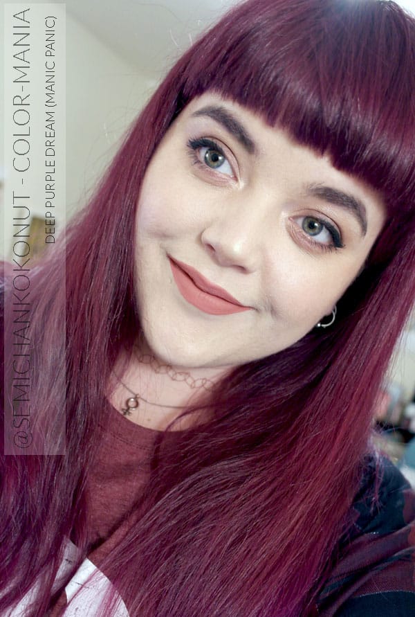 Merci @semichankokonut :) Coloration Cheveux Violet Deep Purple Dream - Manic Panic | Color-Mania