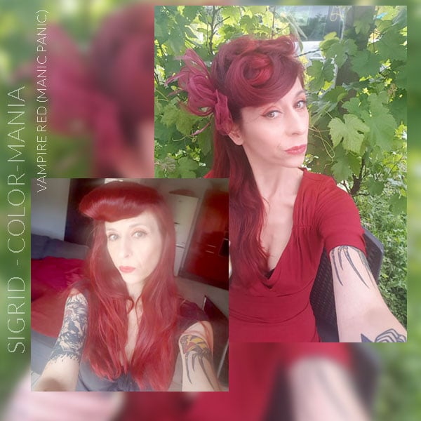 Merci Sigrid :) Coloration Cheveux Rouge Vampire Red - Manic Panic | Color-Mania