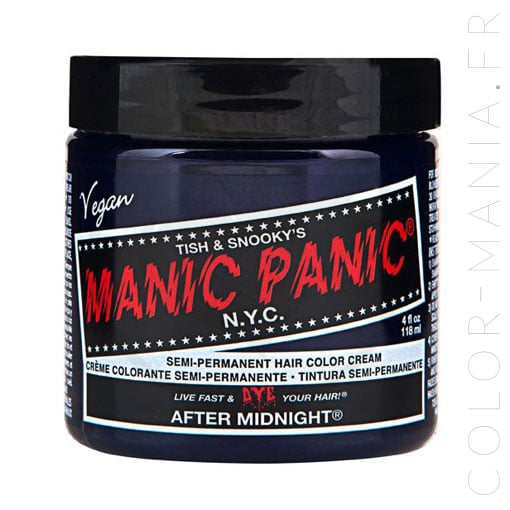 Coloration Cheveux Bleu After Midnight - Manic Panic | Color-Mania