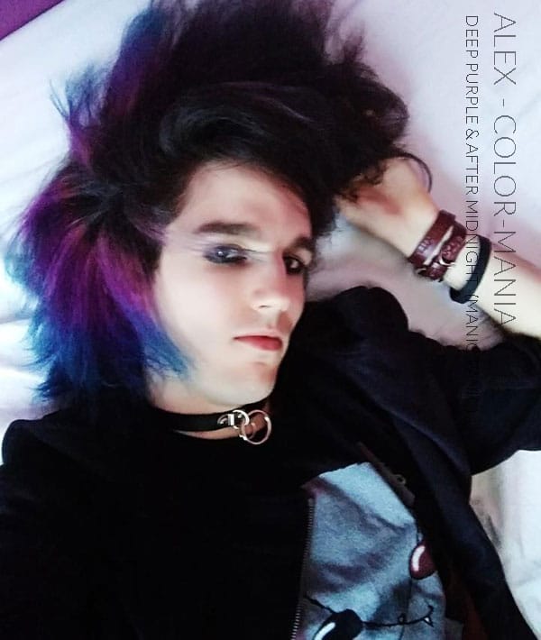 Merci Alex :) Coloration Cheveux Bleu After Midnight - Manic Panic | Color-Mania