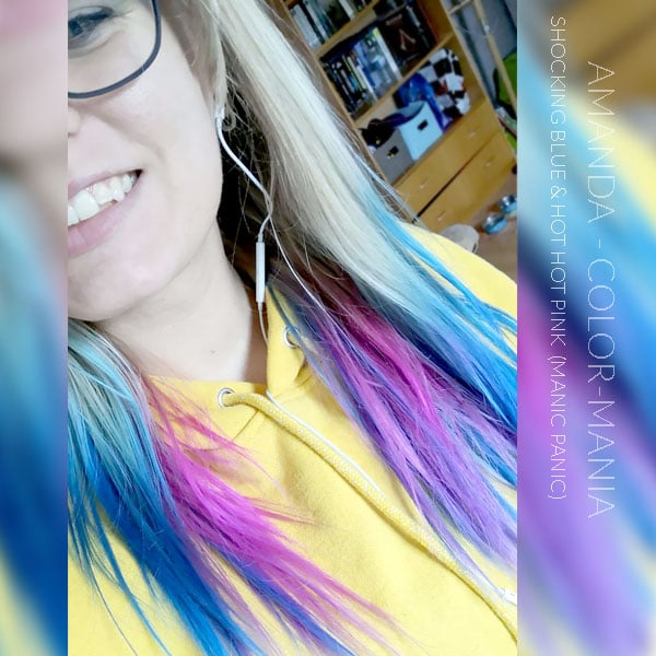 Merci Amanda :) Coloration Cheveux Rose Hot Hot Pink UV - Manic Panic | Color-Mania