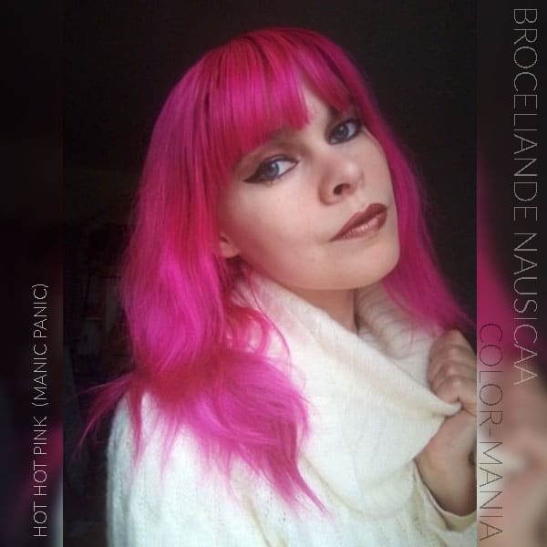 Merci Broceliande Nausicaa :) Coloration Cheveux Rose Hot Hot Pink UV - Manic Panic | Color-Mania