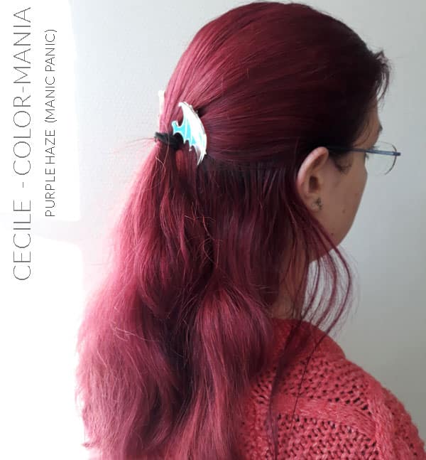 Merci Cecile :) Coloration Cheveux Violet Purple Haze - Manic Panic | Manic Panic