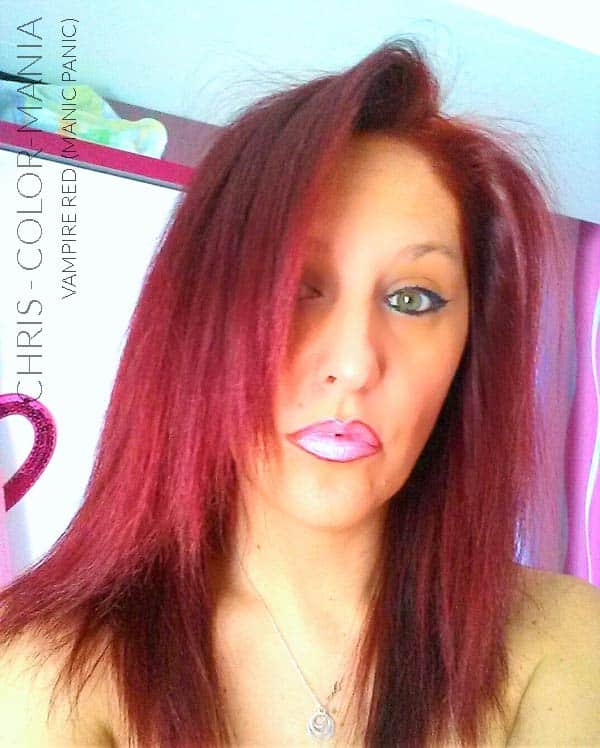 Merci Chris :) Coloration Cheveux Rouge Vampire Red - Manic Panic | Color-Mania